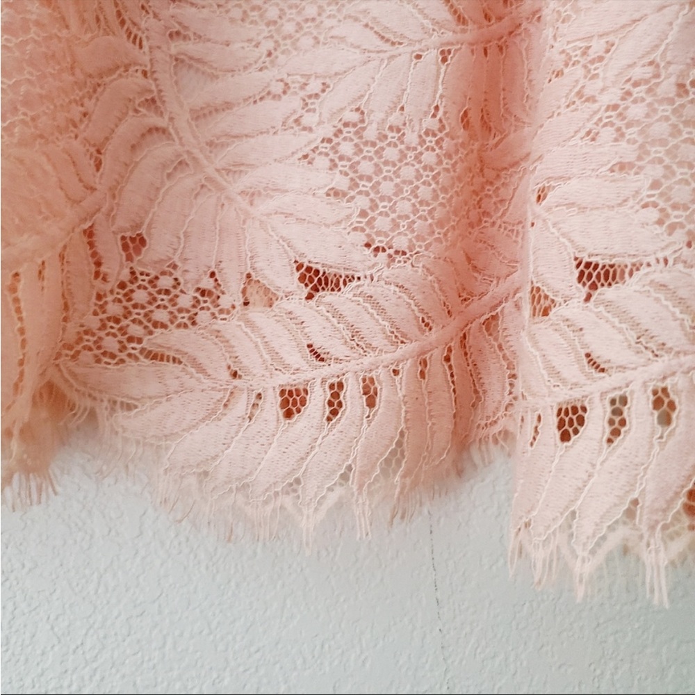 Revolve Lovers + Friends Caspian
Sleeveless Lace Dress Pink Medium - Picture 7 of 10